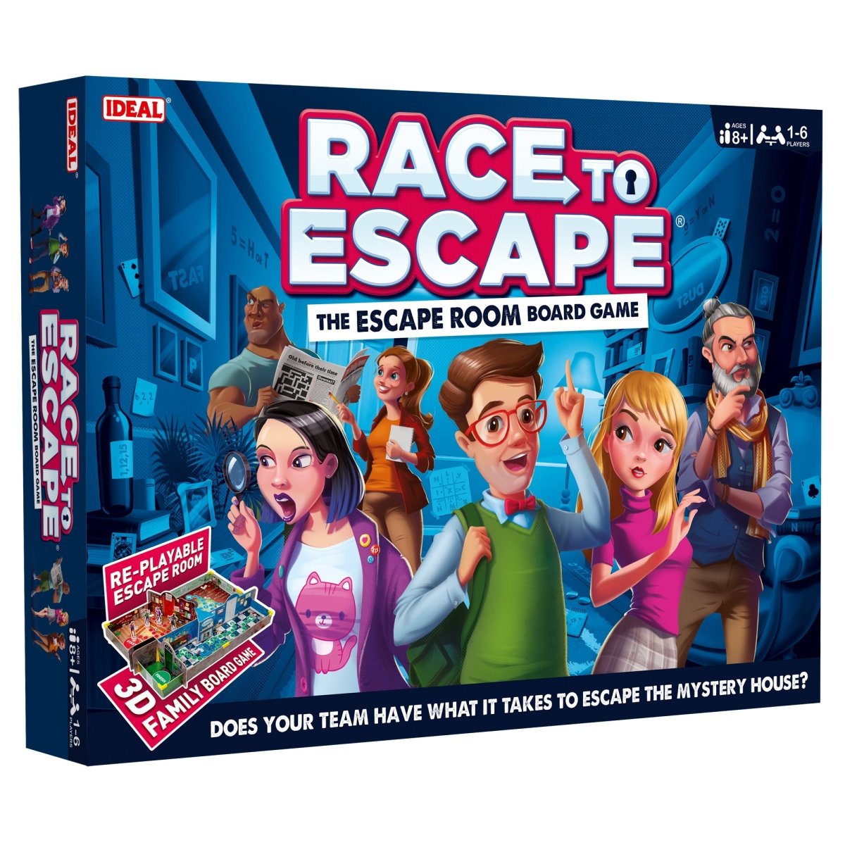 Race to Escape - The Escape Room Board Game - manual - John Adams