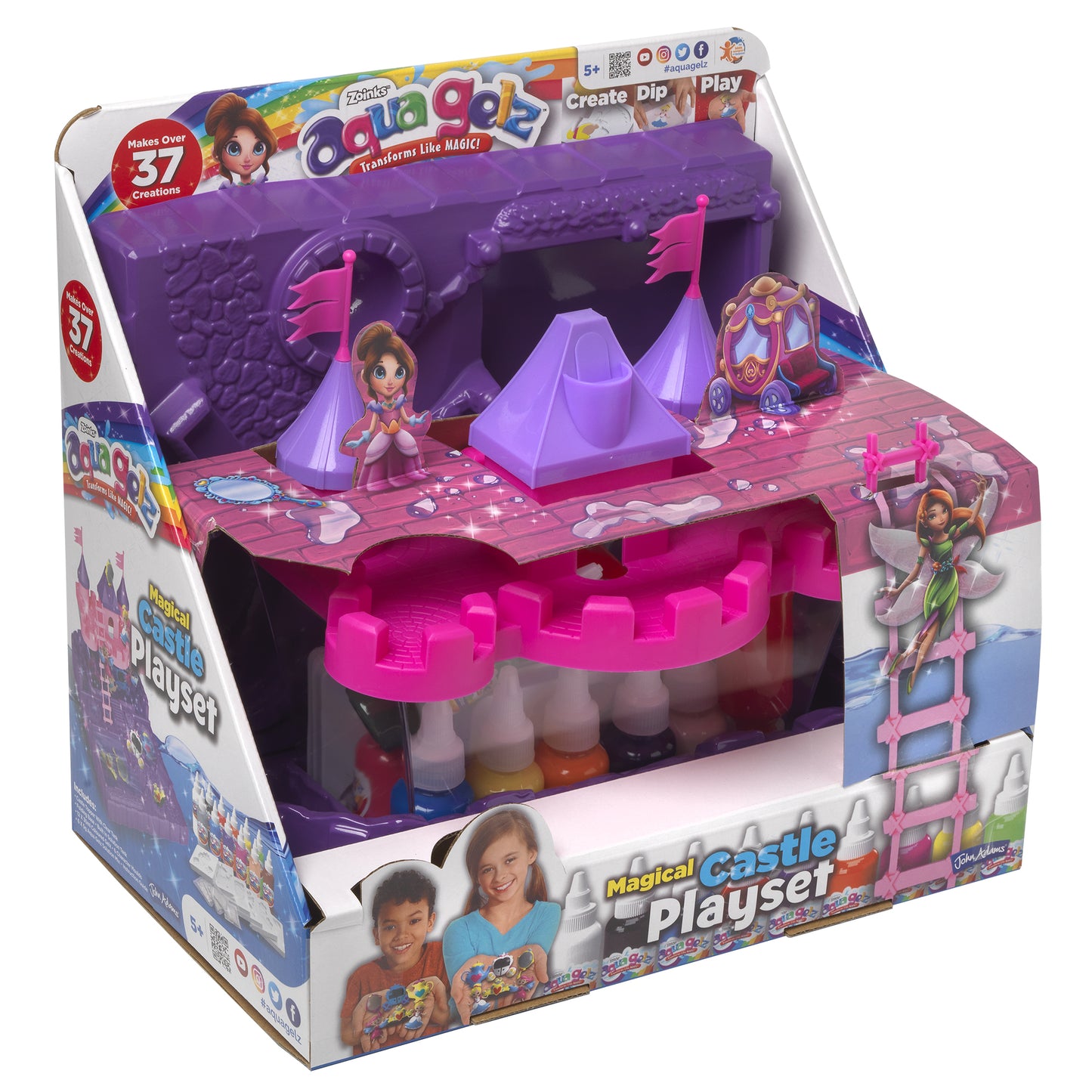 Aqua Gelz Magical Castle Playset - Purple/Pink - Manual
