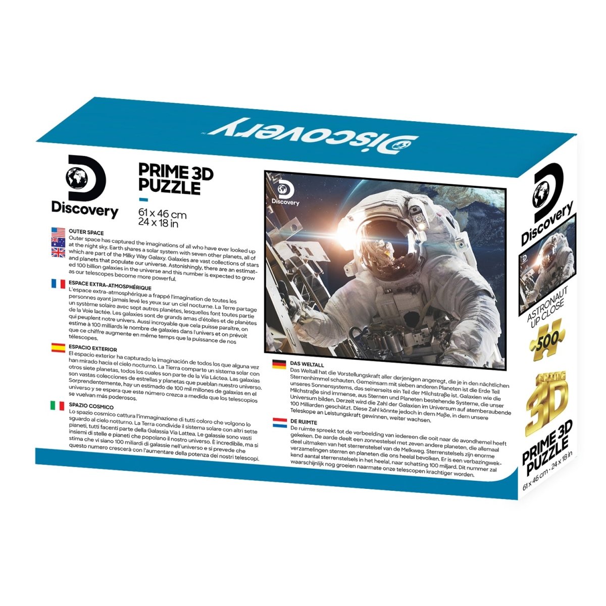 Prime 3D Discovery Astronaut Up Close Puzzle - John Adams