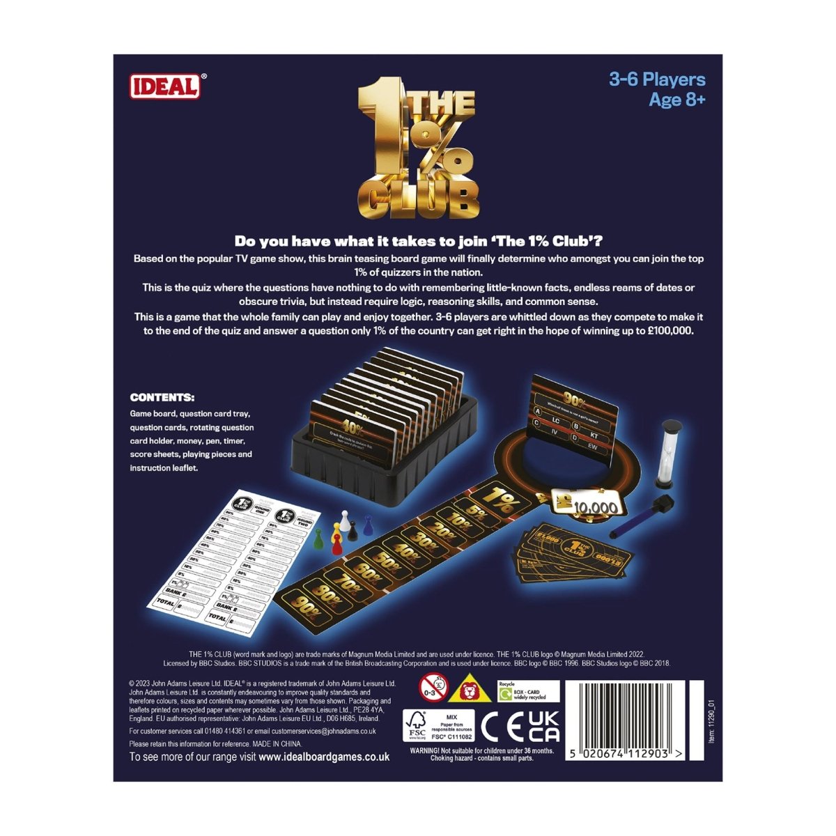 The 1% Club Board Game - John Adams