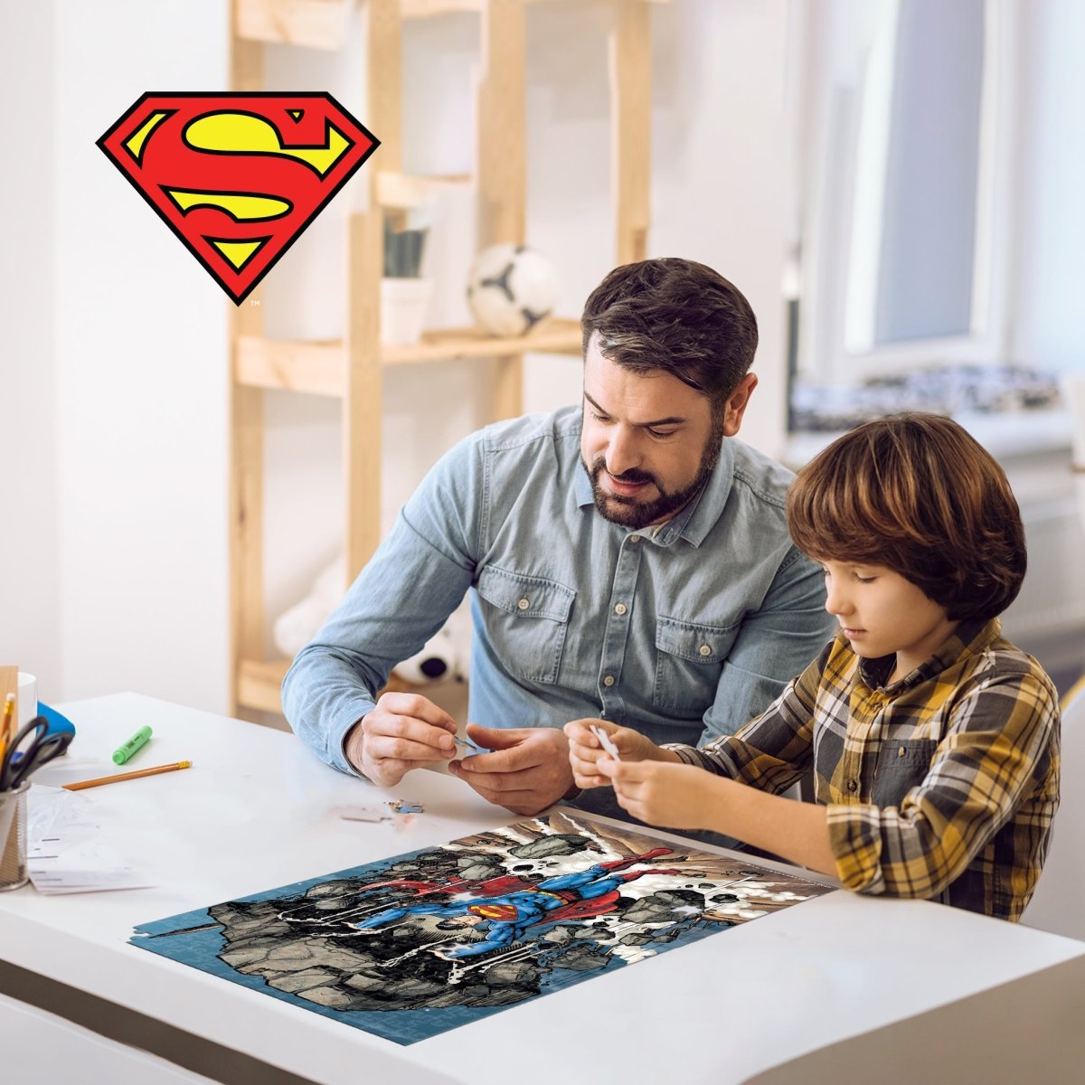 Prime 3D DC Comics Superman Super Strength 300 Piece Puzzle - John Adams