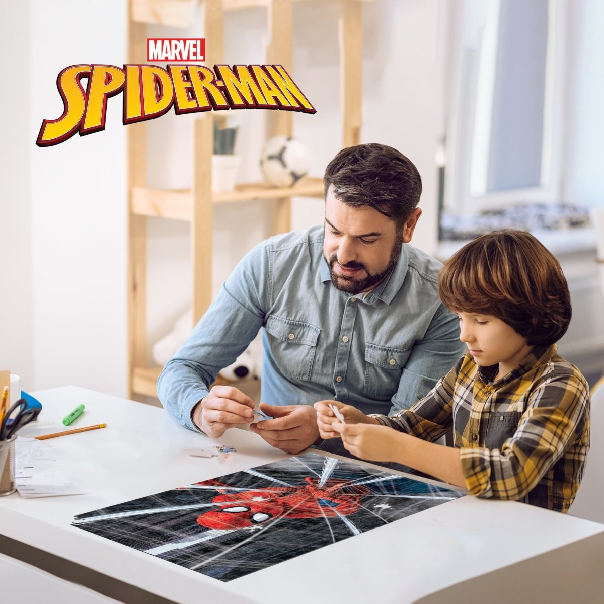Prime 3D Marvel Spider-Man 300 Piece Puzzle Collectible Tin - John Adams