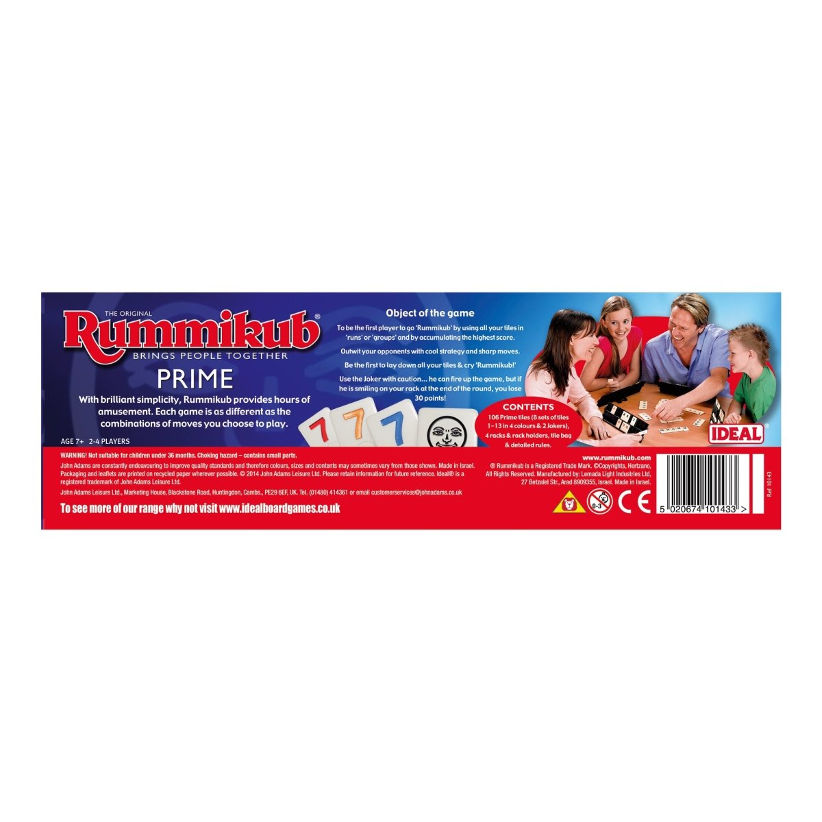 Rummikub Game Prime Edition - John Adams
