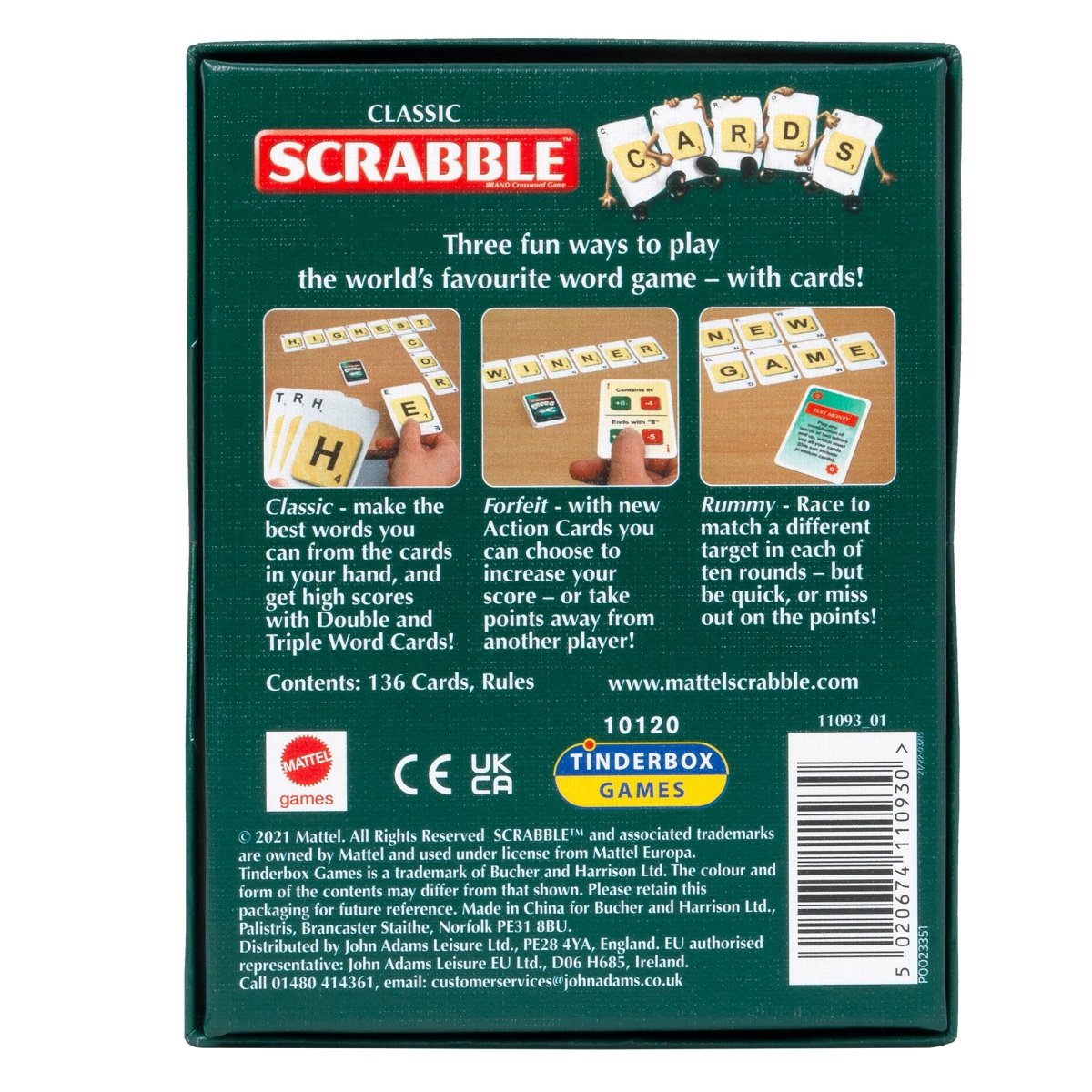Scrabble Card Game - John Adams