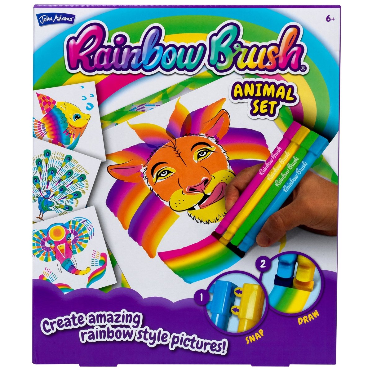 Rainbow Brush Animals Activity Set - John Adams