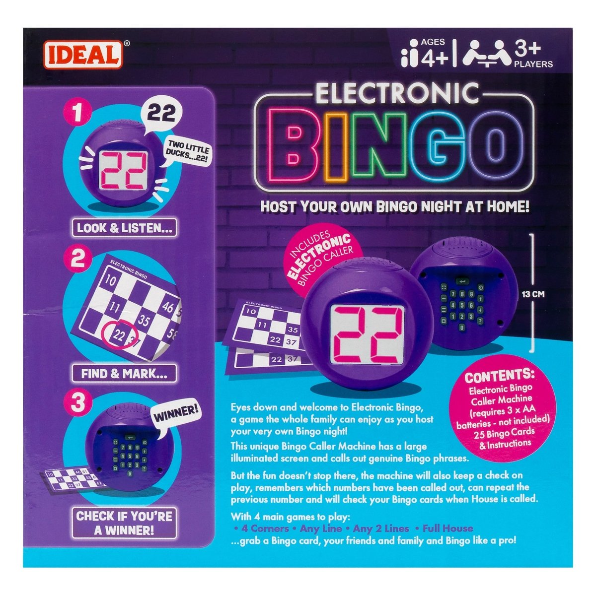 Electronic Bingo - Host Your Own Bingo Night at Home! - John Adams