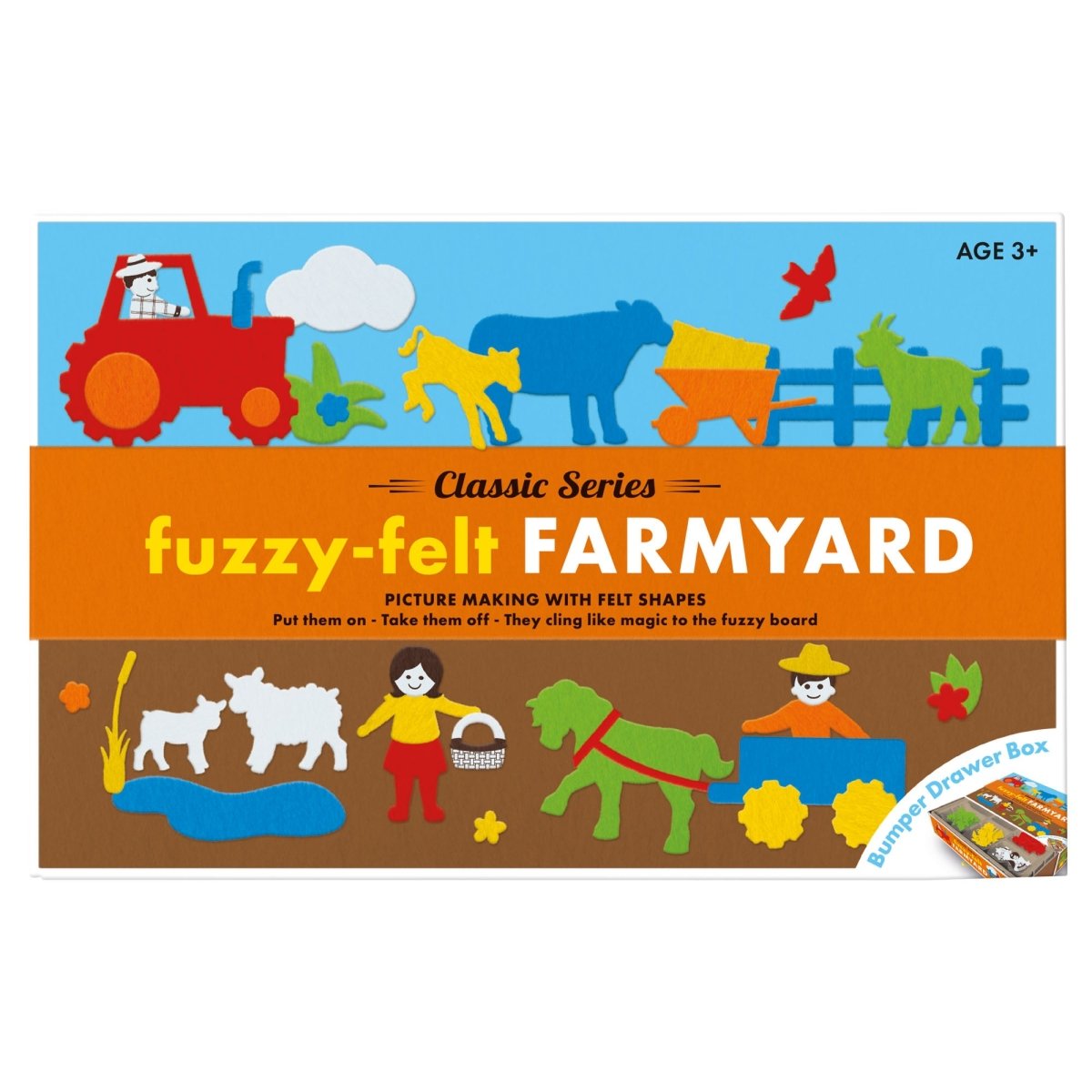 Fuzzy-Felt Classic - Farmyard - John Adams