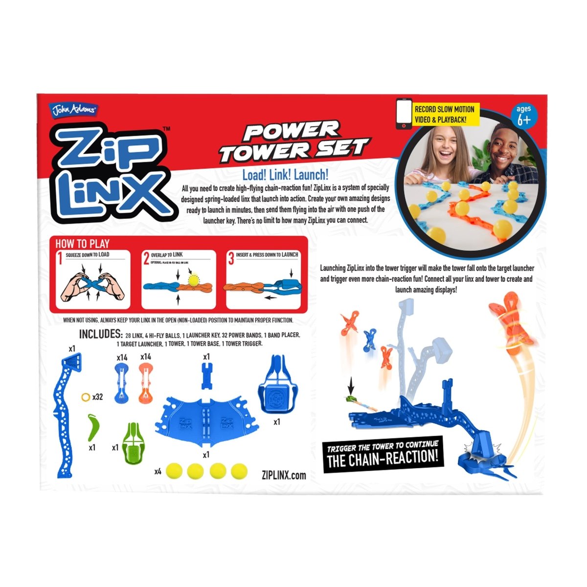 ZipLinx Power Tower Set - John Adams
