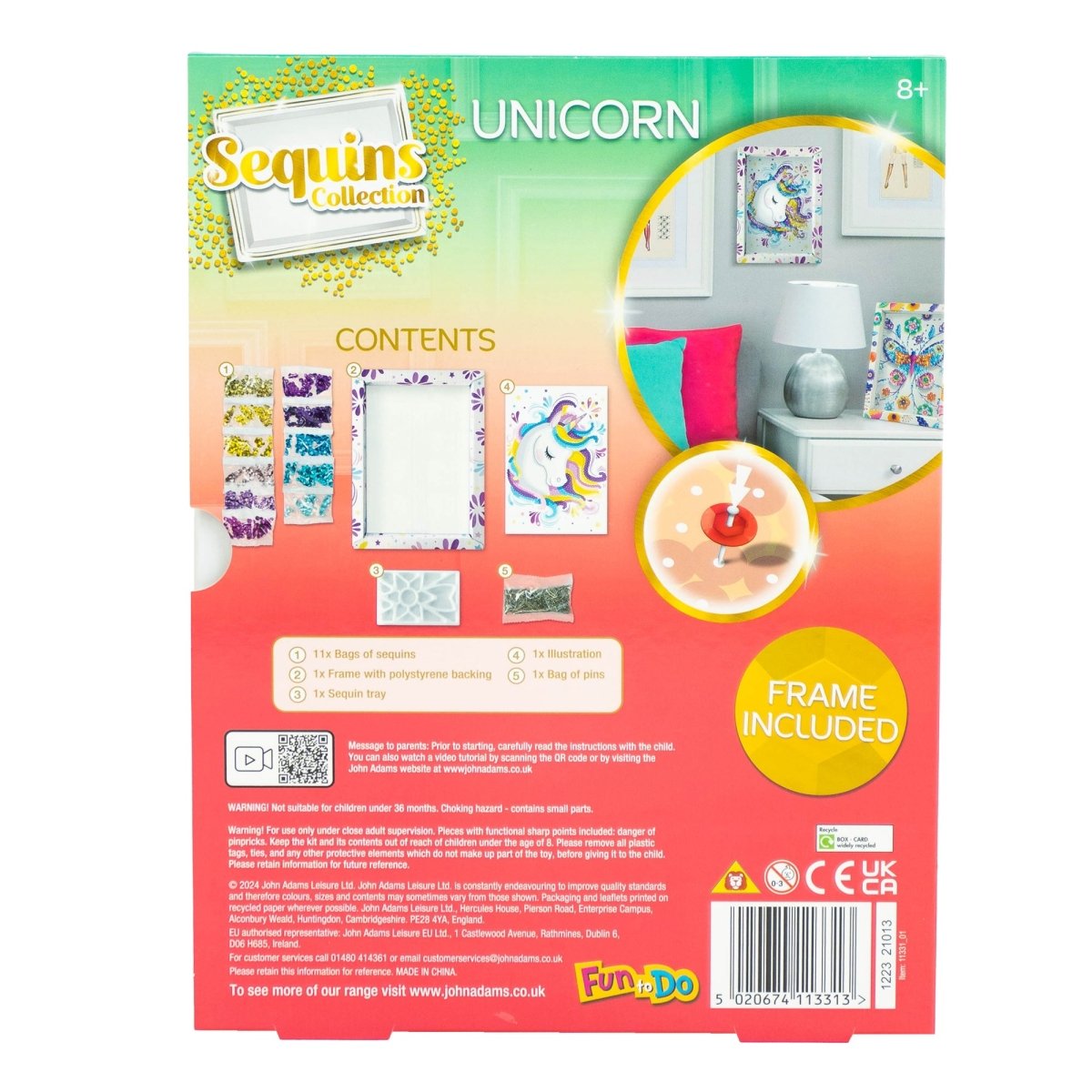 Sequins Collection Unicorn Set - John Adams