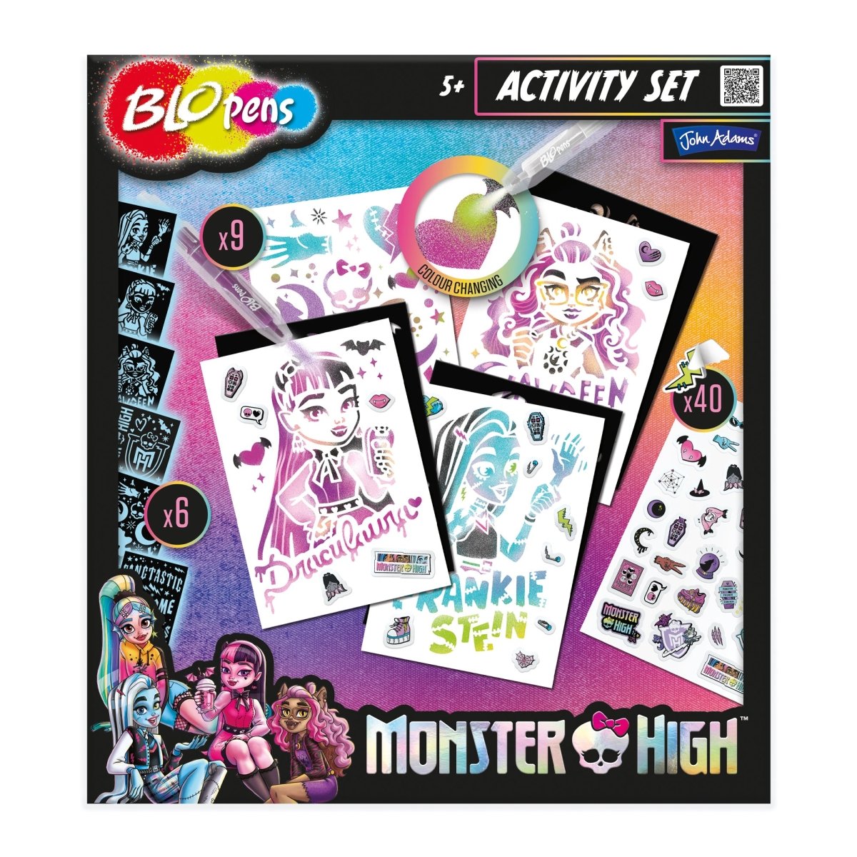 BLOPENS Monster High Activity Set – Spooky Art Kit for Kids - John Adams