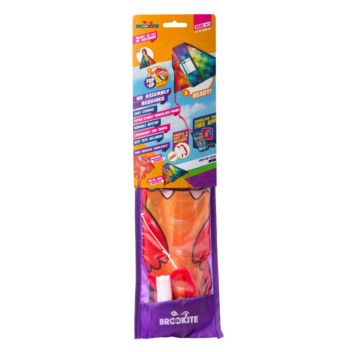 Dragon Mini Nylon Kite - John Adams