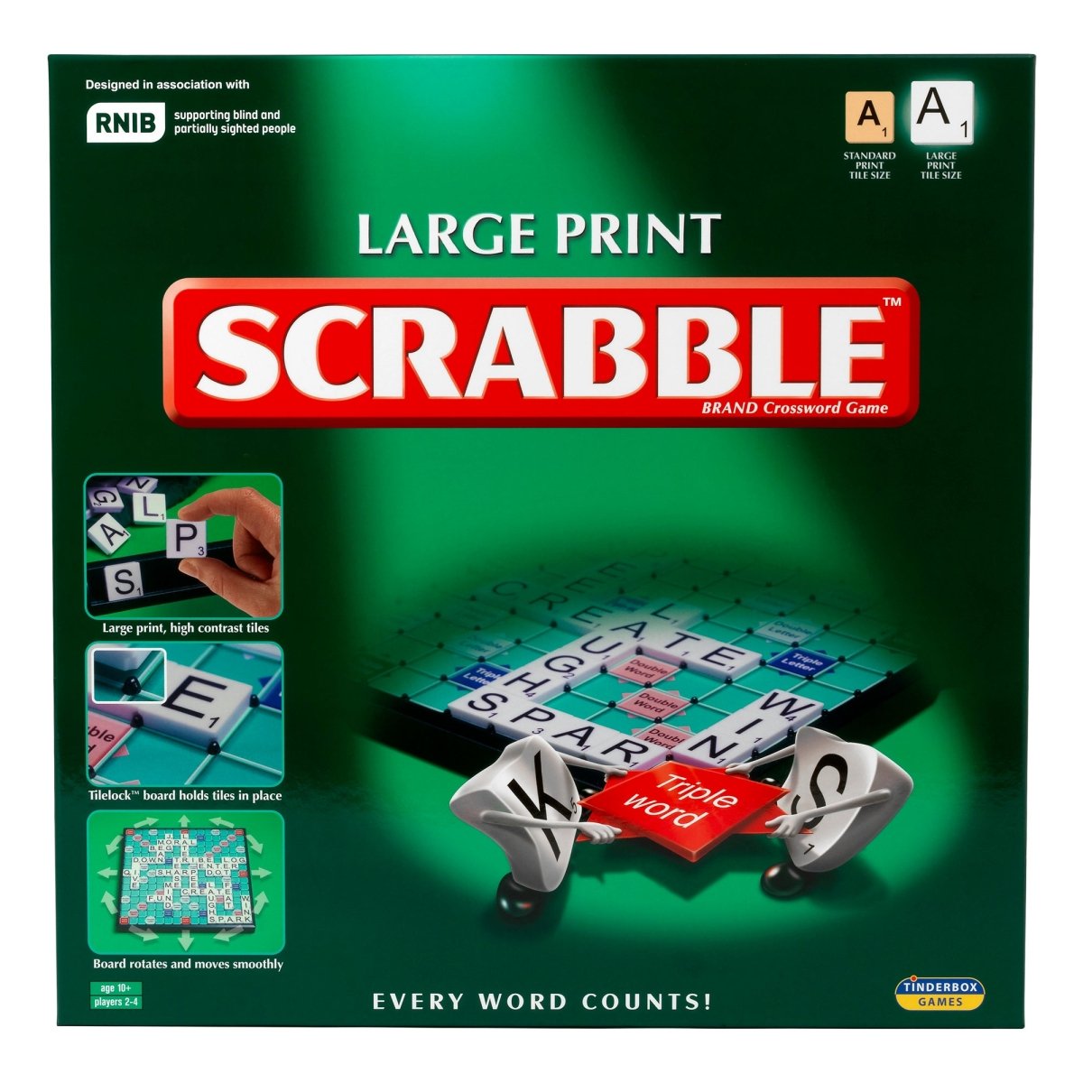Large Print Scrabble Word Game - John Adams