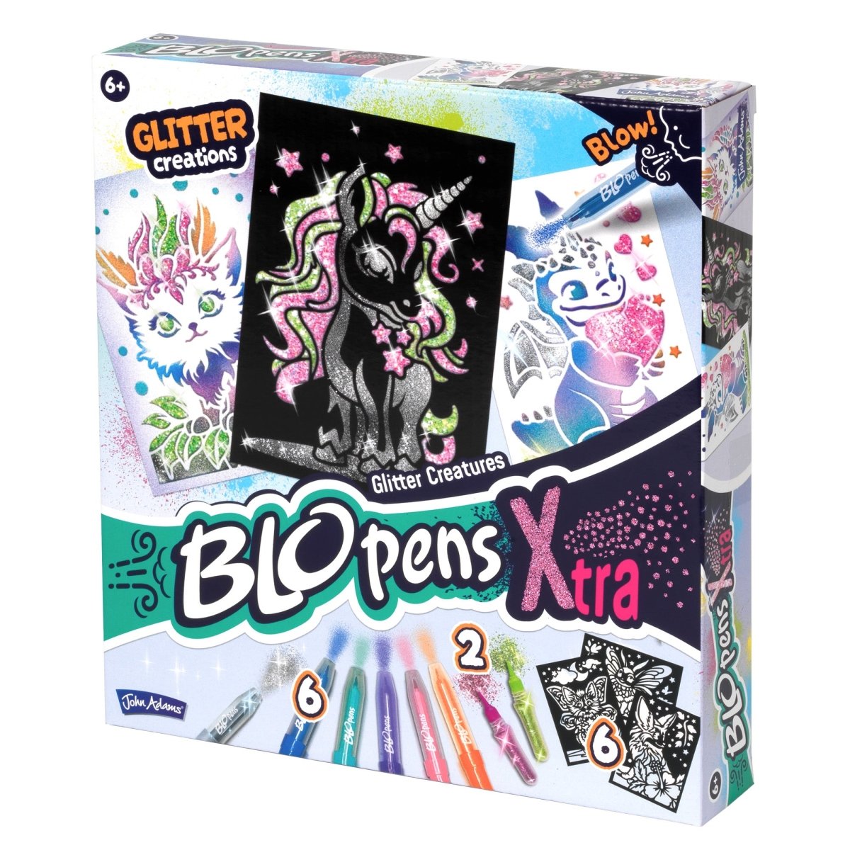Blopens Xtra Glitter Creatures - John Adams