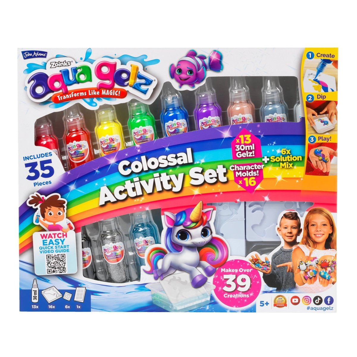 Aqua Gelz Colossal Activity Set – Mega Craft Set - John Adams