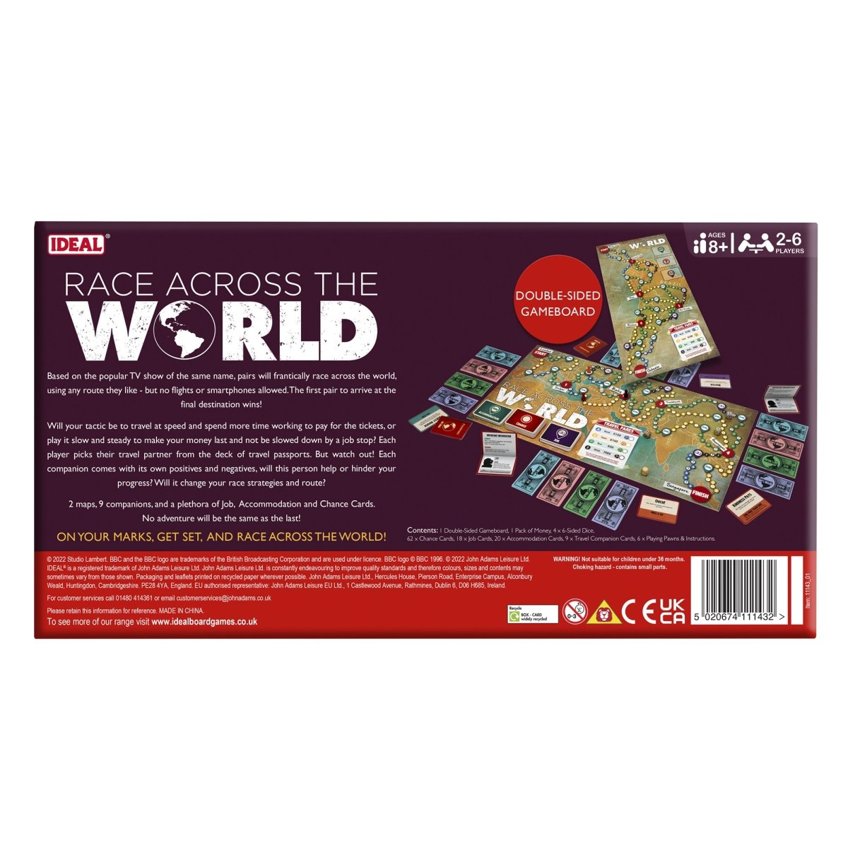 Race Across The World Game - John Adams