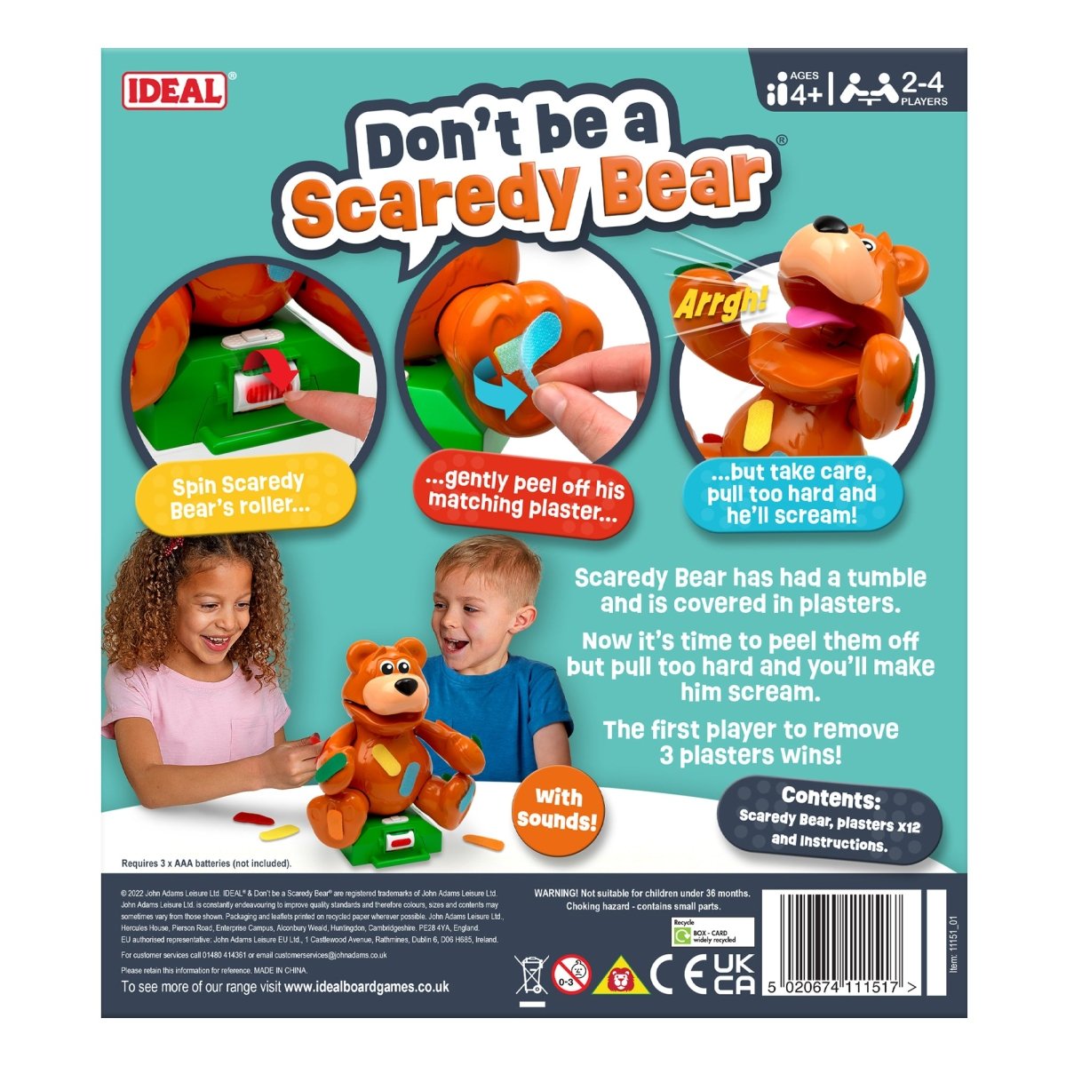 Don't be a Scaredy Bear - John Adams