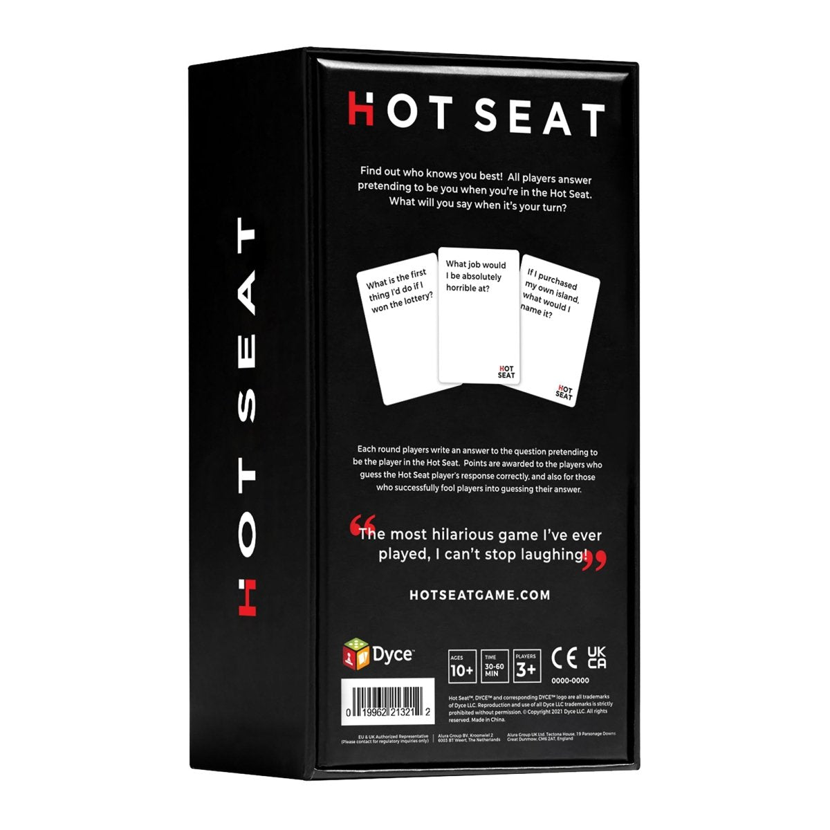 Hot Seat Family Party Game - John Adams