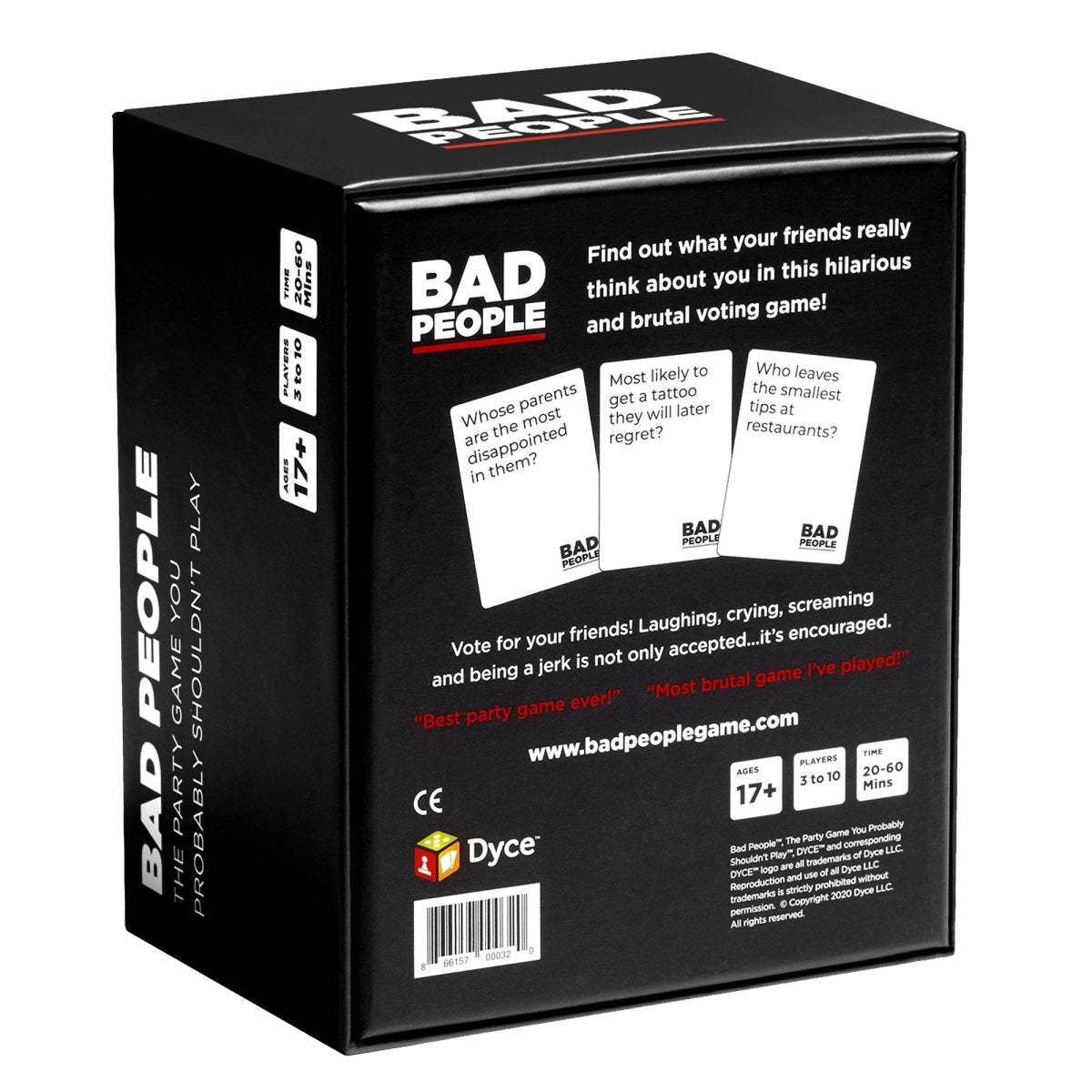 Bad People Adult Party Game - John Adams