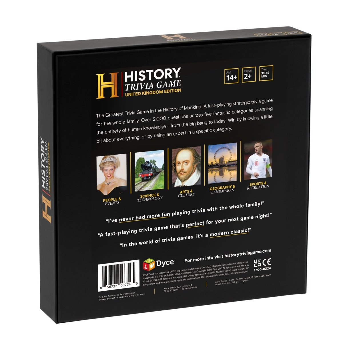 History Trivia Game - UK Edition - John Adams