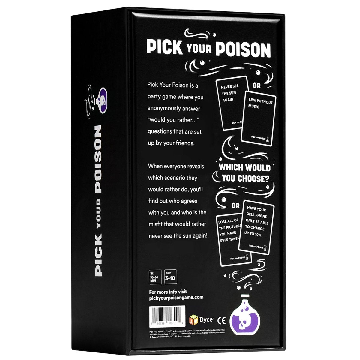 Pick Your Poison Family Game - John Adams