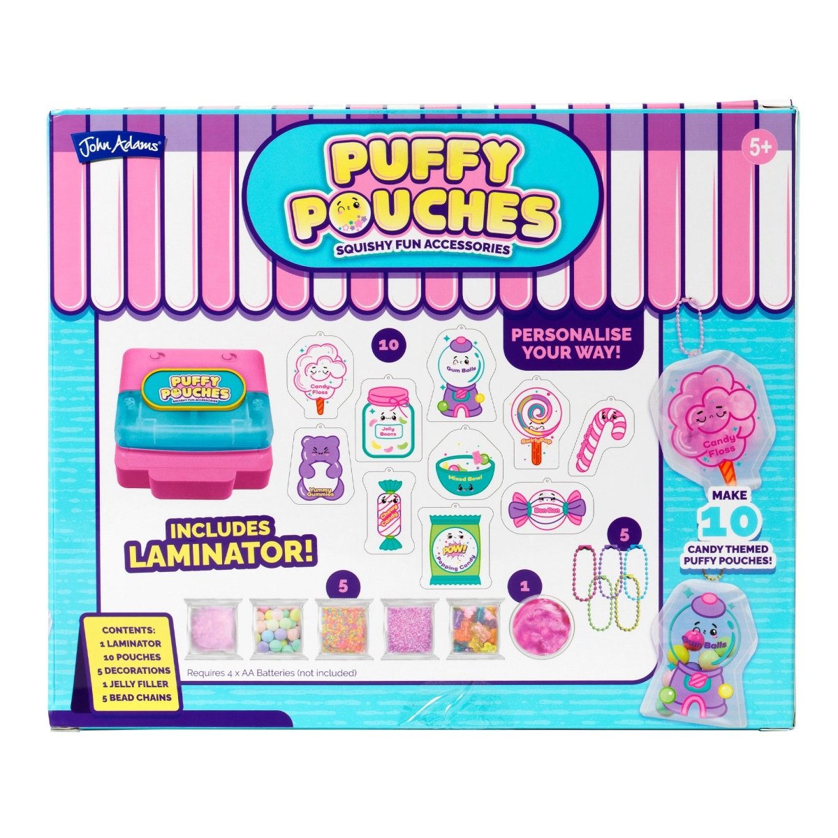 Puffy Pouches Themed Set - Candy Store - John Adams