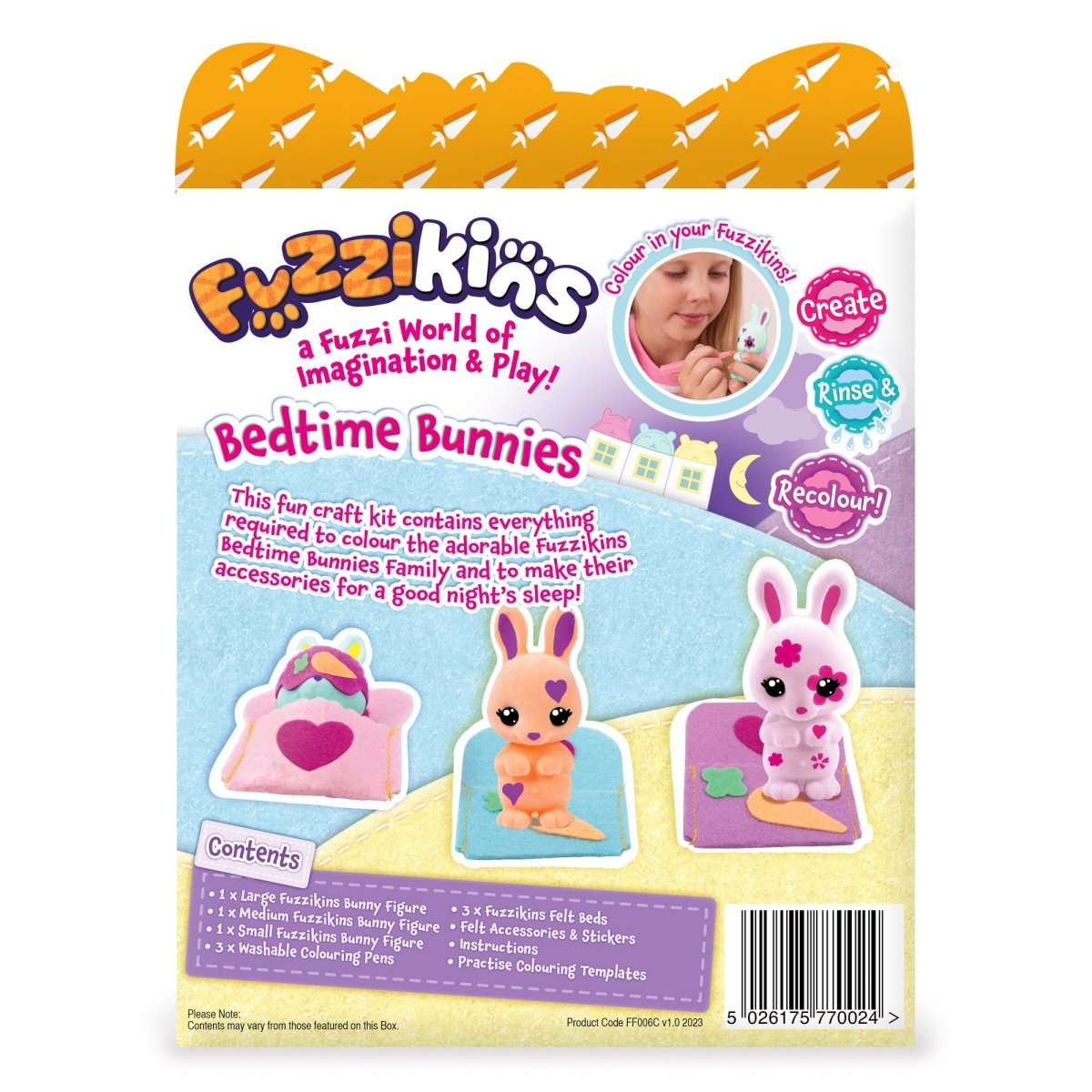 Fuzzikins Bedtime Bunnies - John Adams
