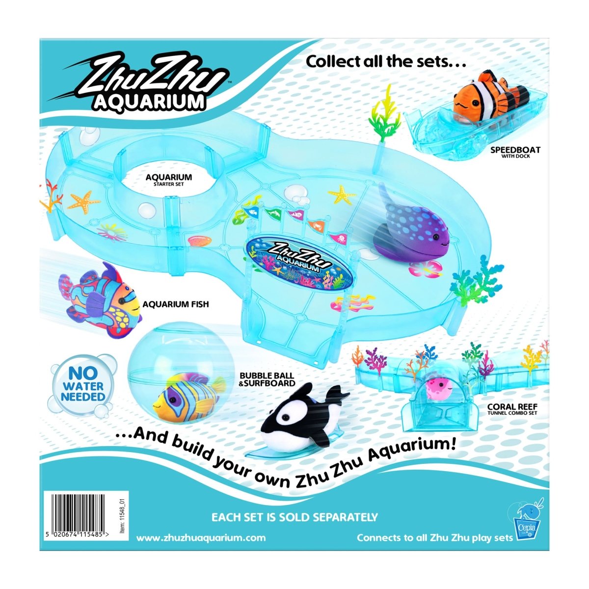 Zhu Zhu Pets - Zhu Zhu Aquarium Submarine Playset (Fish NOT included) - John Adams