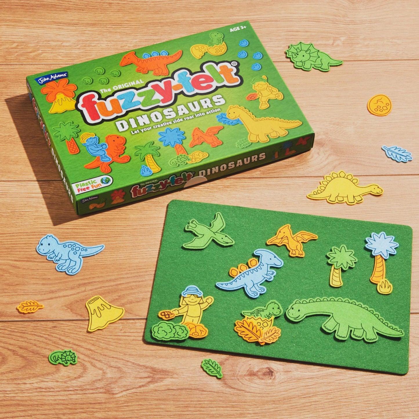 Fuzzy-Felt Dinosaurs