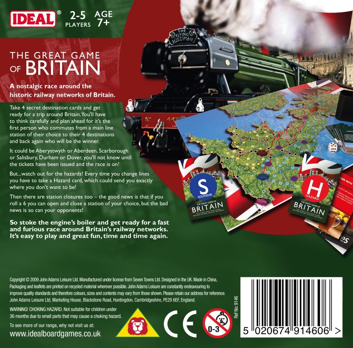 Great Game Of Britain Travel - John Adams