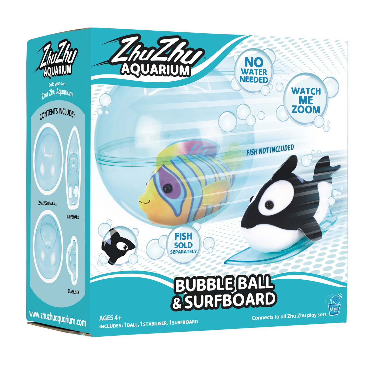 Zhu Zhu Bubble Ball and Surfboard (without fish) - Manual