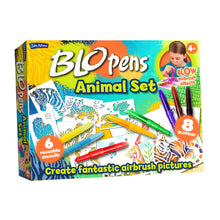 BLOPENS Animals Activity Set – Airbrush Art Kit for Kids