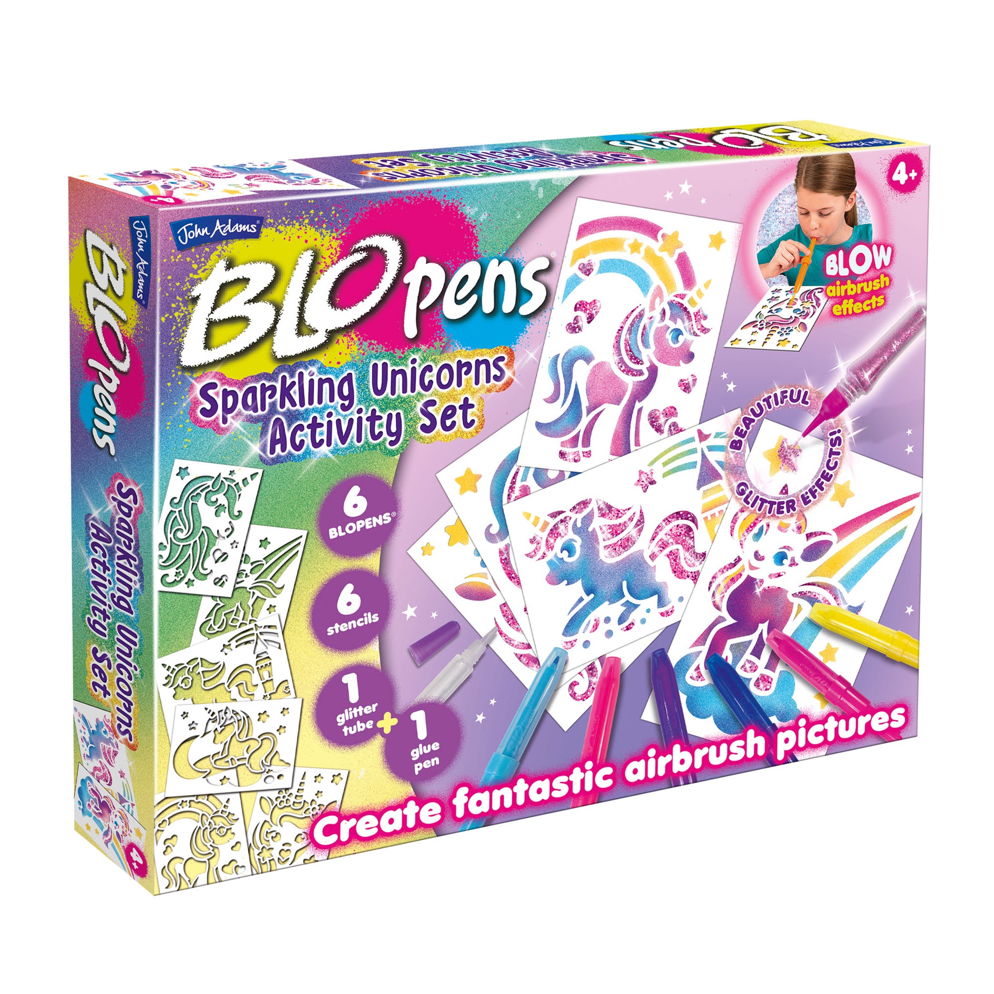 BLOPENS Sparkling Unicorns Activity Set