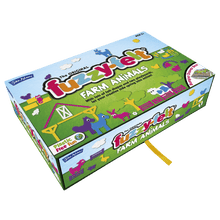 Fuzzy-Felt Farm Animals Drawer Set