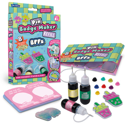 *Coming Soon!*  Pin Badge Maker Refill BFF Set