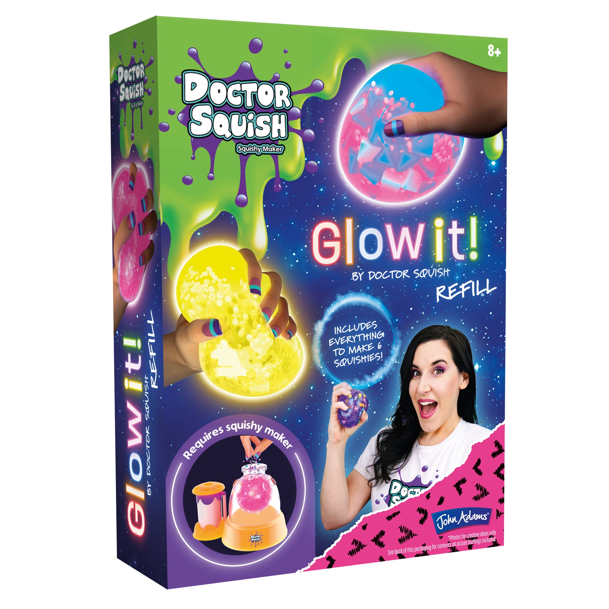 Doctor Squish Squishy Maker Refill Glow it Pack