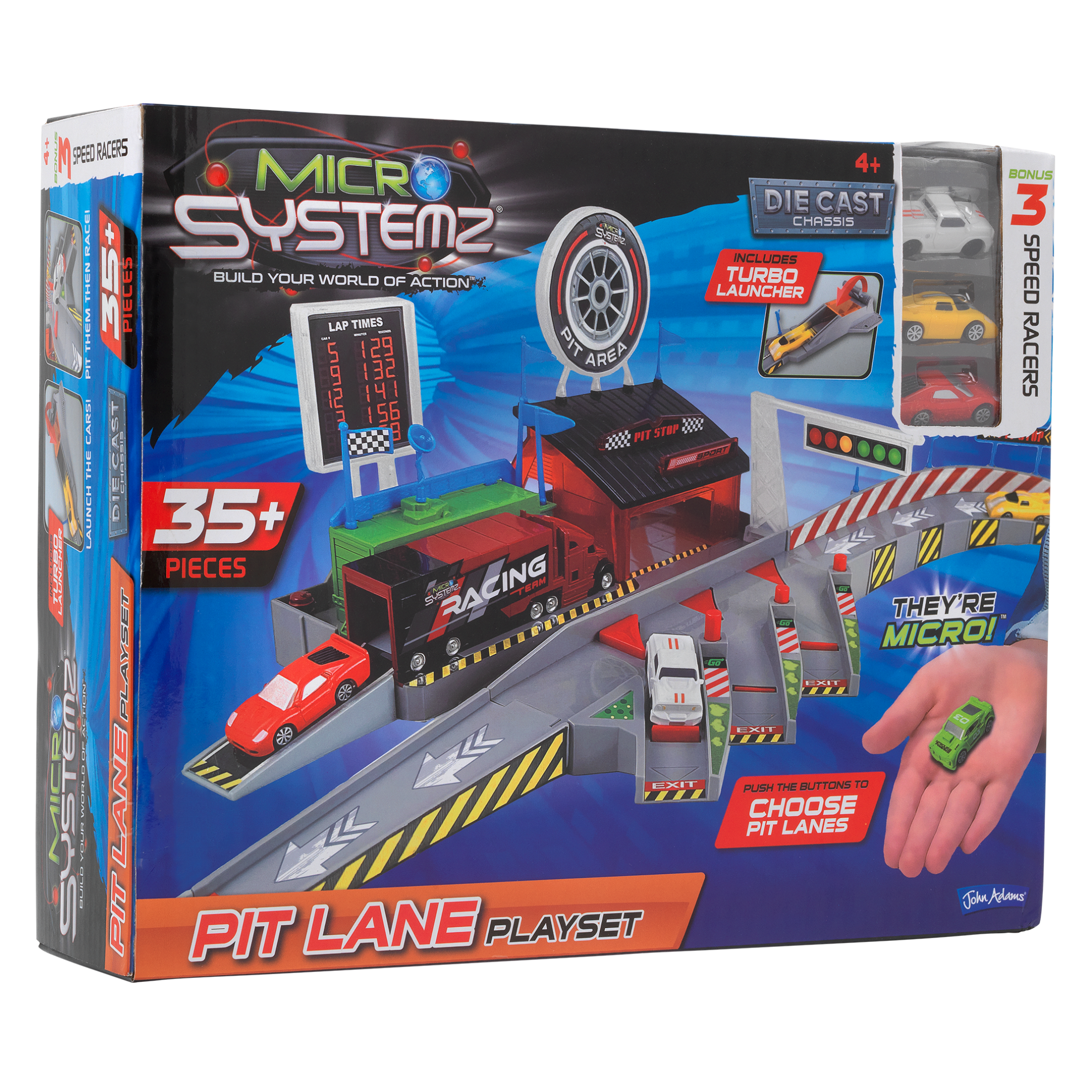 Micro Systemz Pit Stop Playset