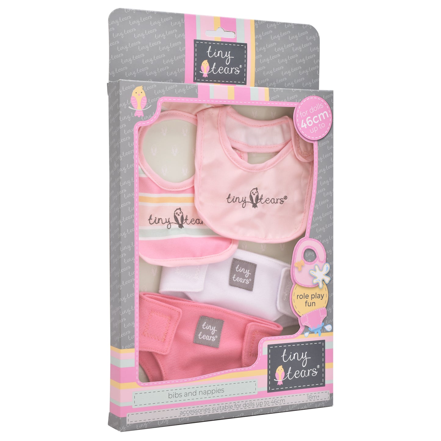 Tiny Tears Bibs & Nappies