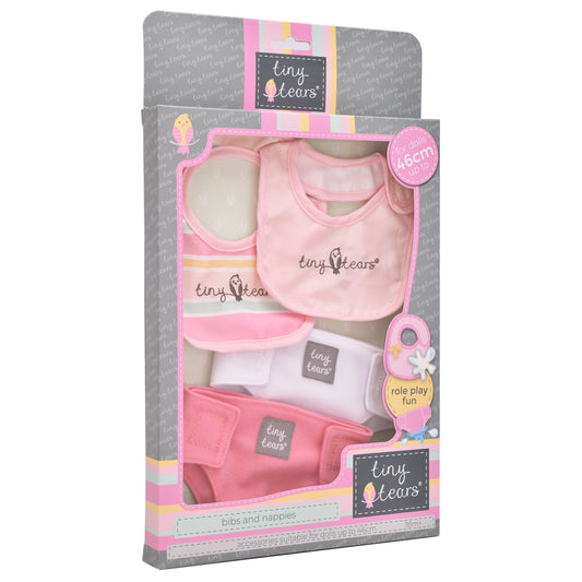 Tiny Tears Bibs & Nappies