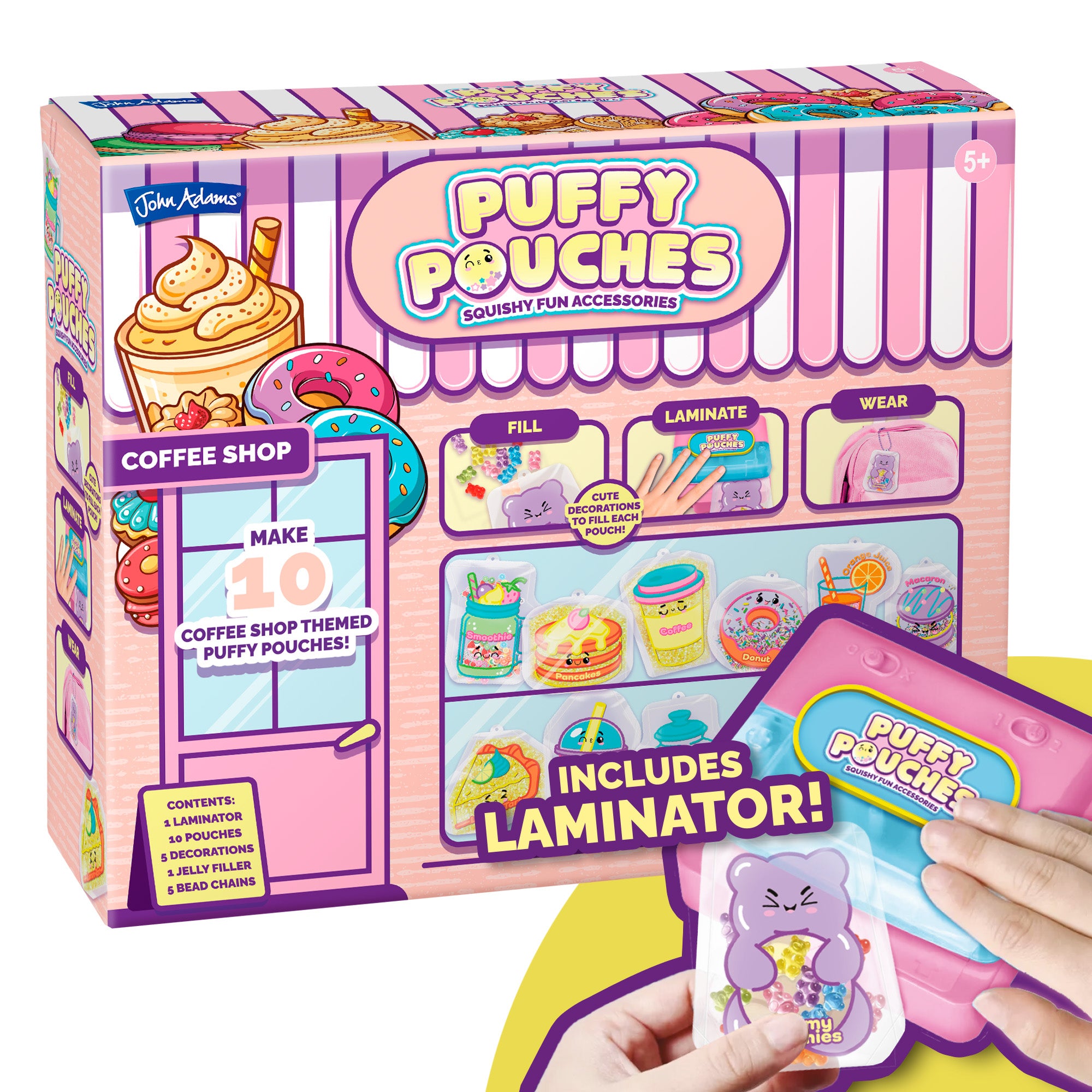 Puffy Pouches Themed Set - Coffee Shop – John Adams