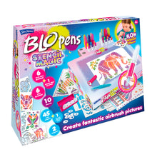 BLOPENS Stencil Magic – Colour-Changing Airbrush Art Kit