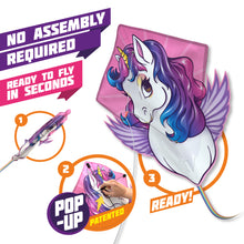 Unicorn Pop Up Shaped Kite