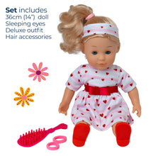 Dolls World Charlotte 36cm Soft Bodied Fashion Doll with Deluxe Outfit - For 18 months+