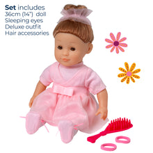 Dolls World Charlotte 36cm Soft Bodied Ballerina Doll with Deluxe Outfit - For 18 months+