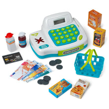 Electronic Cash Register Kids Toy with Scanner, Sounds & Play Money Age 3+ - John Adams