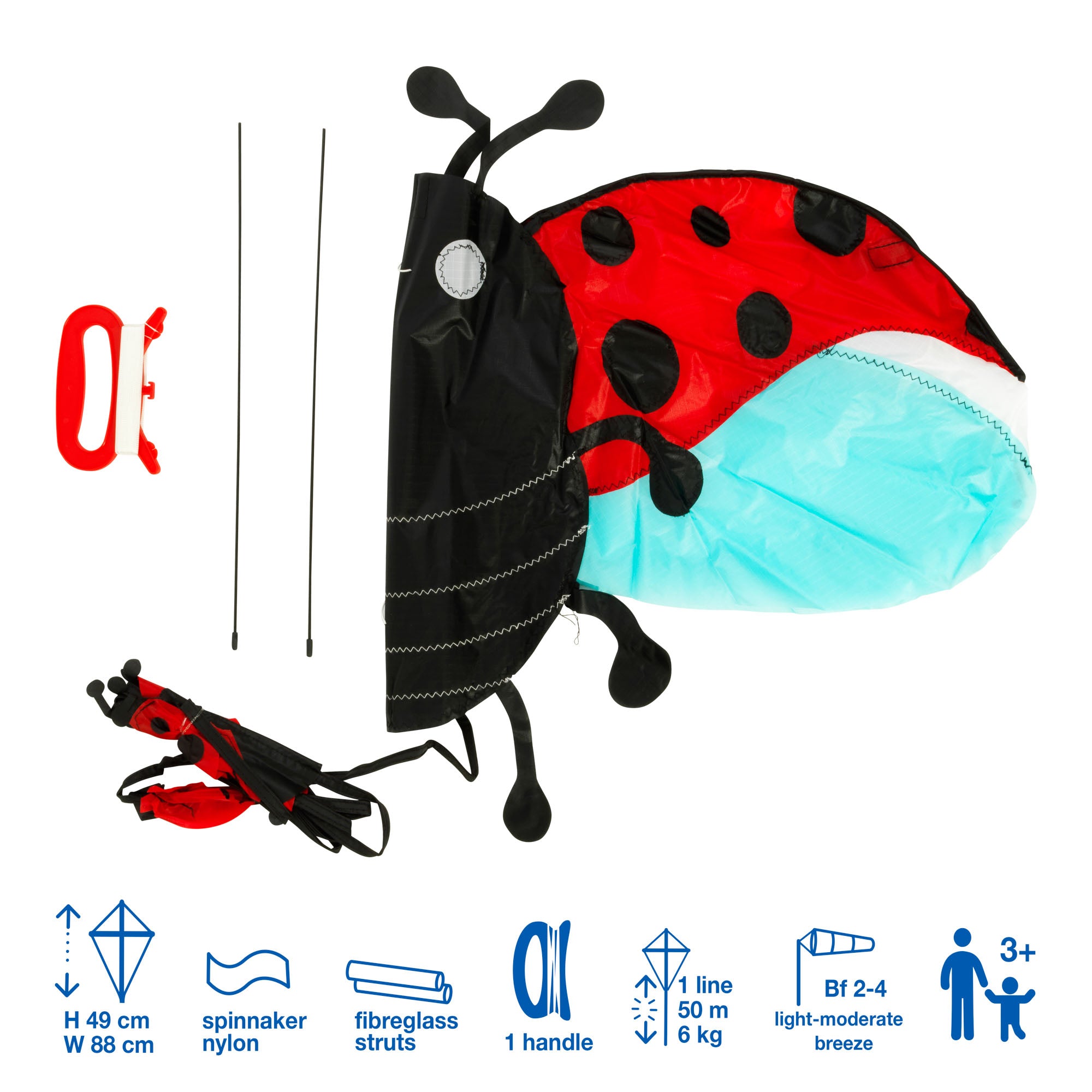 Brookite Ladybird Kite