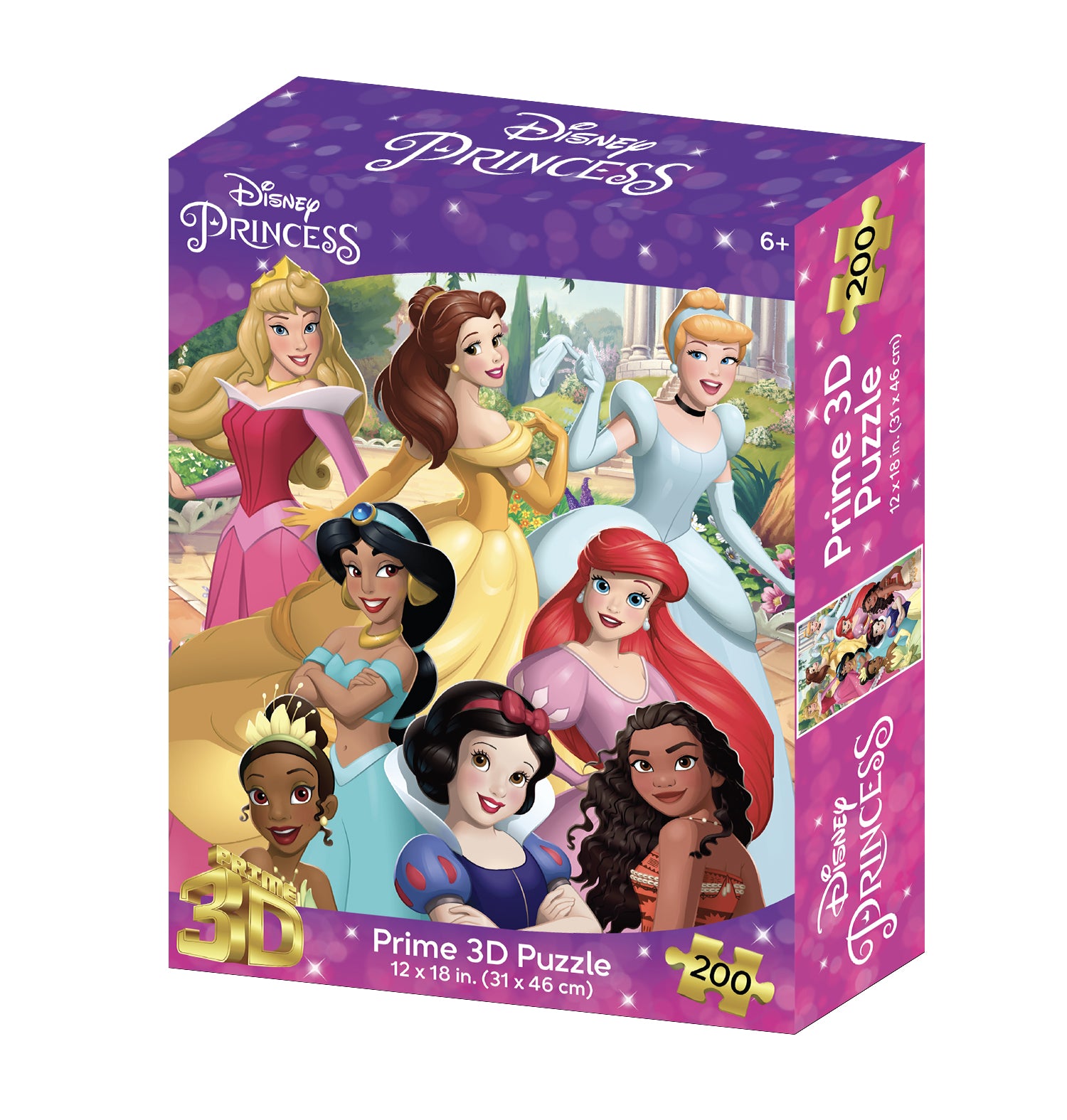 Prime 3D Disney Princess 200 Piece Puzzle
