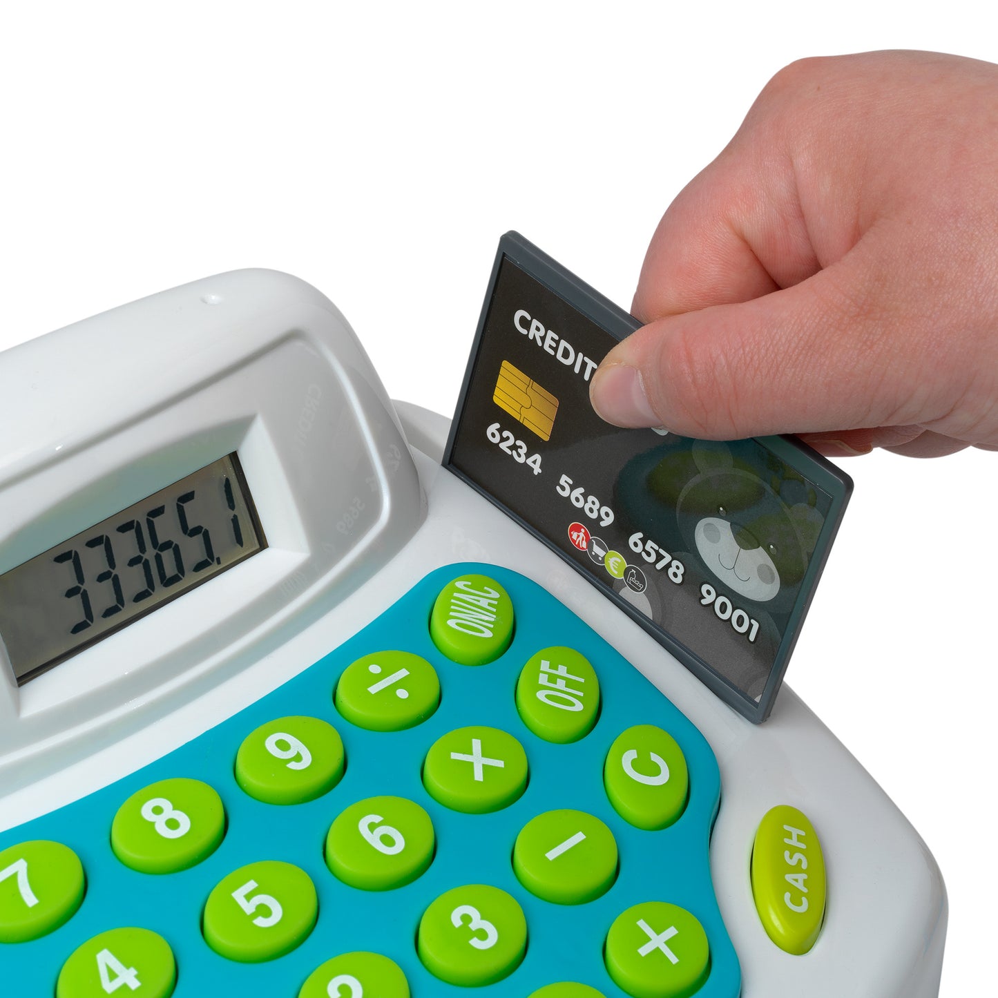 Electronic Cash Register   Kids Toy with Scanner, Sounds & Play Money Age 3+