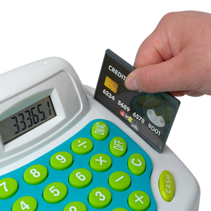 Electronic Cash Register   Kids Toy with Scanner, Sounds & Play Money Age 3+