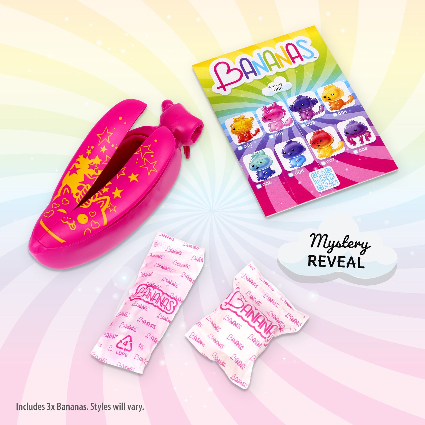Bananas - Scented Surprise Collectible Toy - Bunch of 3