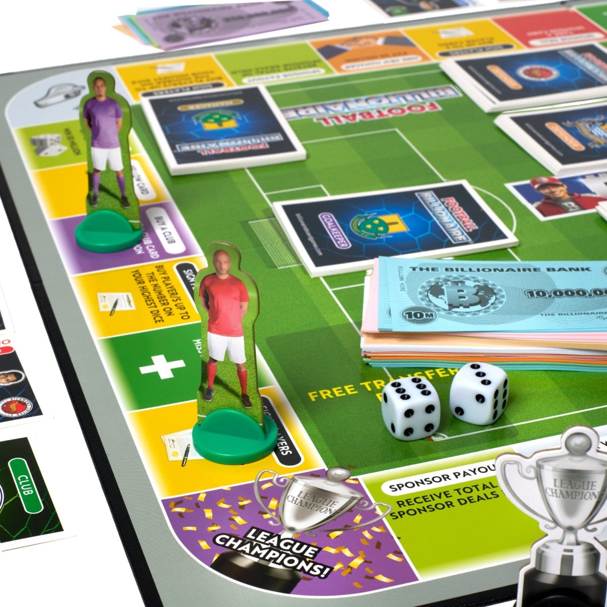FOOTBALL BILLIONAIRE BOARD GAME - John Adams